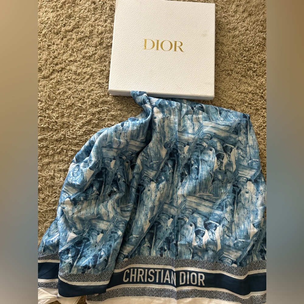 Christian Dior cotton scarf/wrap-never used